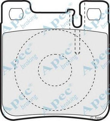 Колодки тормозные дисковые PAD759 APEC BRAKING