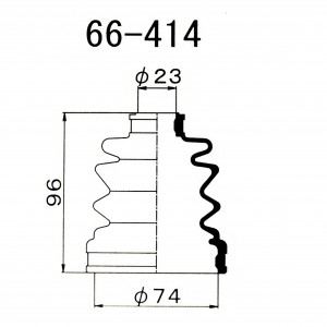 Пыльник ШРУСа 66414 1 56 MARUICHI
