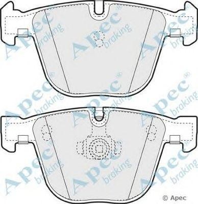 Колодки тормозные дисковые PAD1285 APEC BRAKING