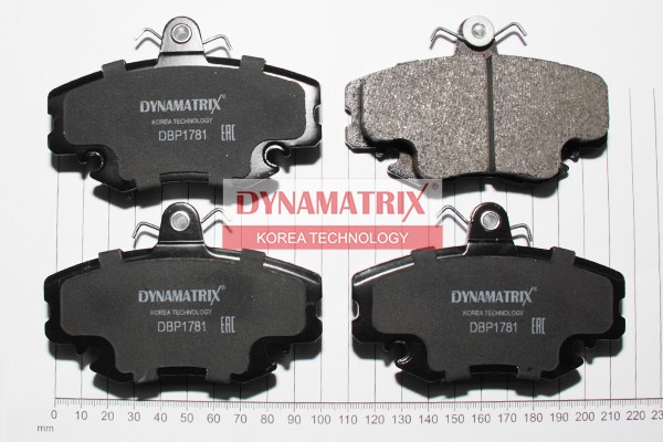 Колодки тормозные дисковые DBP1781 DYNAMATRIX