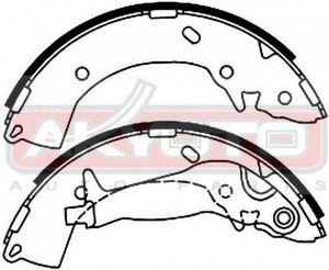 Колодки тормозные барабанные AKS-2010 AKYOTO