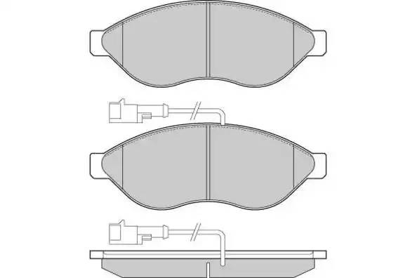 Колодки тормозные дисковые 12-1285 ETF