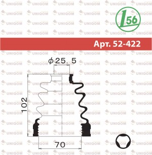 Пыльник привода Maruichi 52422 1 56 MARUICHI