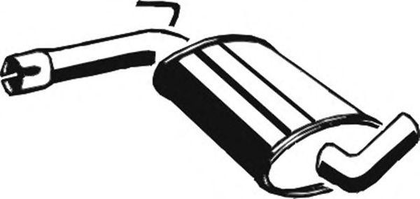 Резонатор - средняя часть системы ОГ 03059 ASMET