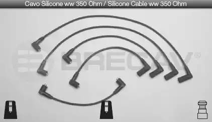 Провода высоковольтные системы зажигания (комплект) 07513 BRECAV
