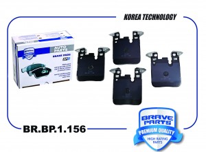 Колодка тормозная дисковая BR.BP.1.156 BRAVE