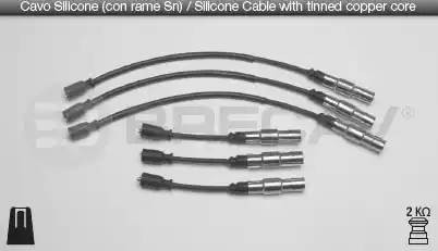 Провода высоковольтные системы зажигания (комплект) 45501 BRECAV