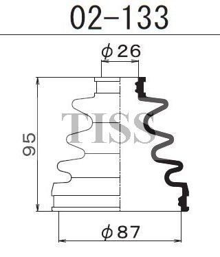 Пыльник ШРУСа 02133 1 56 MARUICHI