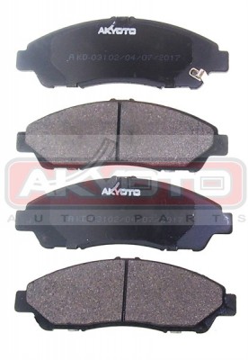 Колодки тормозные дисковые AKD-03102 AKYOTO