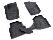 Коврики в салон полиуретан АГАТЭК VW Polo седан 2010- черный комплект A.003.59.P A00359PL AGATEK