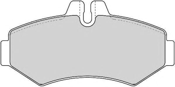 Колодки тормозные дисковые AVR117 ABEX