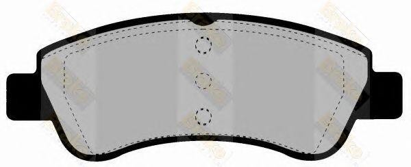 Колодки тормозные дисковые PA1471 BRAKE ENGINEERING