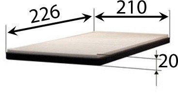 Фильтр салона AC22003 AZUMI