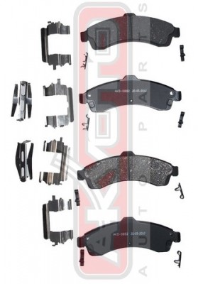 Колодки тормозные дисковые AKD-0882 AKYOTO
