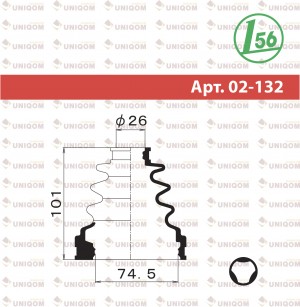 Пыльник шрус (TOYOTA) 02132 1 56 MARUICHI