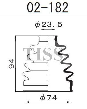 Пыльник ШРУСа 02182 1 56 MARUICHI