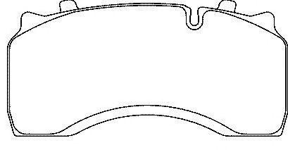 Колодки тормозные дисковые G6891 ABEX