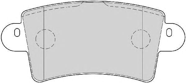 Колодки тормозные дисковые AVR106 ABEX