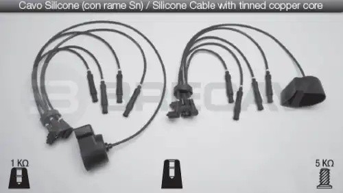 Провода высоковольтные системы зажигания (комплект) 01517 BRECAV