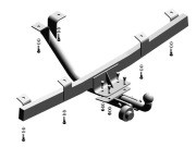 Прицепное устройство - фаркоп 2123.01P TREILER