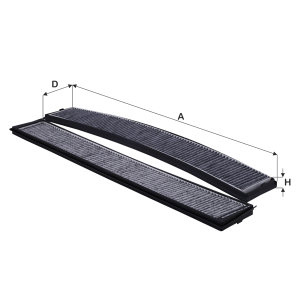 Фильтр салона HCK 7066 FIL FILTER