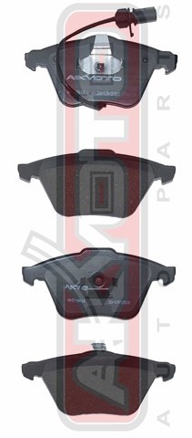Колодки тормозные дисковые AKD-0616 AKYOTO