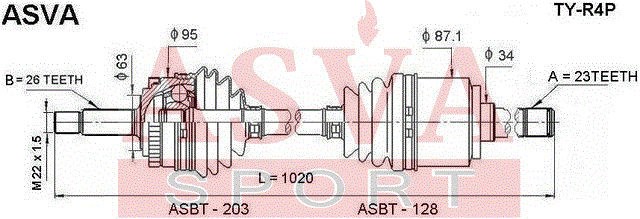 2000020730015 TY-R4P ASVA