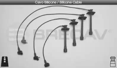 Провода высоковольтные системы зажигания (комплект) 33.503 BRECAV
