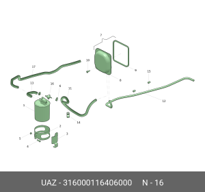 4650070494085 316000116406000 UAZ UAZ