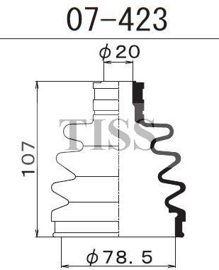 Пыльник ШРУСа 07423 1 56 MARUICHI