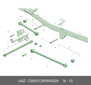 4680390185844 236031290904200 UAZ UAZ