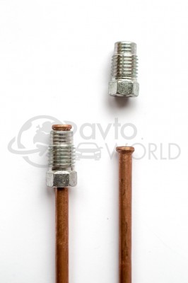 Трубка тормозная AW-5RU-1200 L-L AVTO WORLD