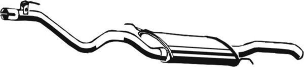 Глушитель - задняя часть системы ОГ 03041 ASMET