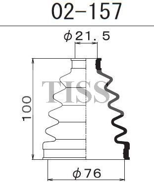 Пыльник ШРУСа 02157 1 56 MARUICHI