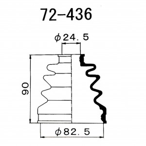 Пыльник ШРУСа 72436 1 56 MARUICHI