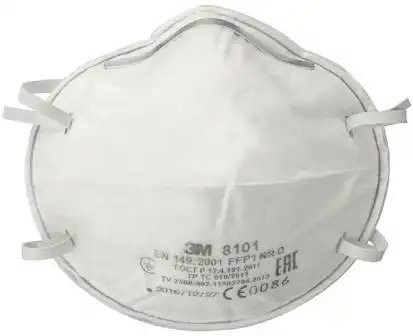 Полумаска противоаэрозольная FFP1 3M 8101 8101 3M