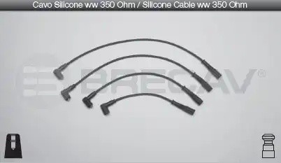 Провода высоковольтные системы зажигания (комплект) 06572 BRECAV