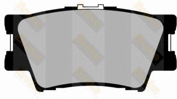 Колодки тормозные дисковые PA1748 BRAKE ENGINEERING