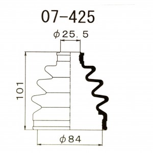 Пыльник ШРУСа 07425 1 56 MARUICHI