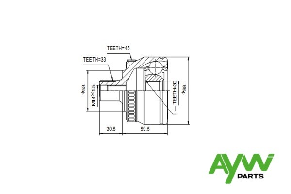 8801315020927 AW1510013A AYWI PARTS