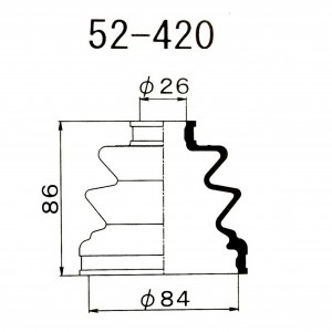 Пыльник ШРУСа 52420 1 56 MARUICHI