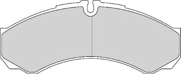 Колодки тормозные дисковые AVR136 ABEX