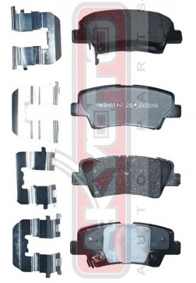 Колодки тормозные дисковые AKD-A10R AKYOTO