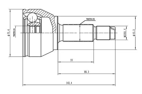 ШРУС AW1510084 AYWI PARTS