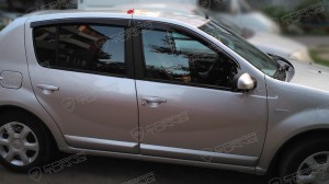 Дефлектора окон Renault Sandero 2009 деф.окон 