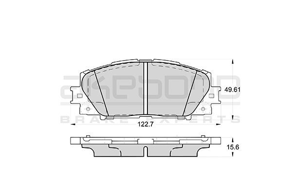 Колодки тормозные дисковые AN714K AKEBONO