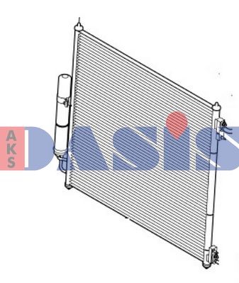 Радиатор кондиционера 022008N AKS DASIS