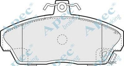 Колодки тормозные дисковые PAD1185 APEC BRAKING