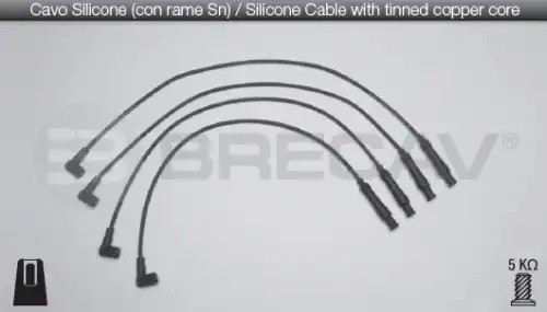 Провода высоковольтные системы зажигания (комплект) 01531 BRECAV