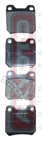 Колодки тормозные дисковые AKD-1229 AKYOTO